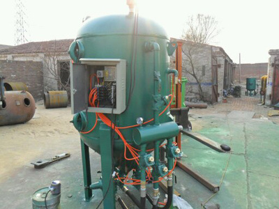 揭秘吳橋縣紅旗機械廠雙倉連續式噴砂機制造 高清細節圖詳解